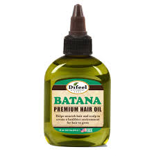Difeel Batana natural hair oil in 2.5 fl oz bottle, premium hair oil by Pasteur Pharmacy for healthy, shiny hair.