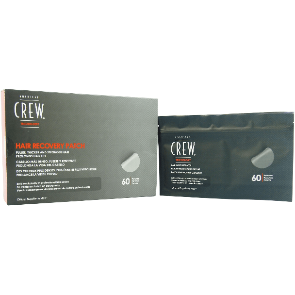 American Crew Hair Recovery Patch 60 ct, hair treatment patches for scalp and hair repair, displayed on a white background.