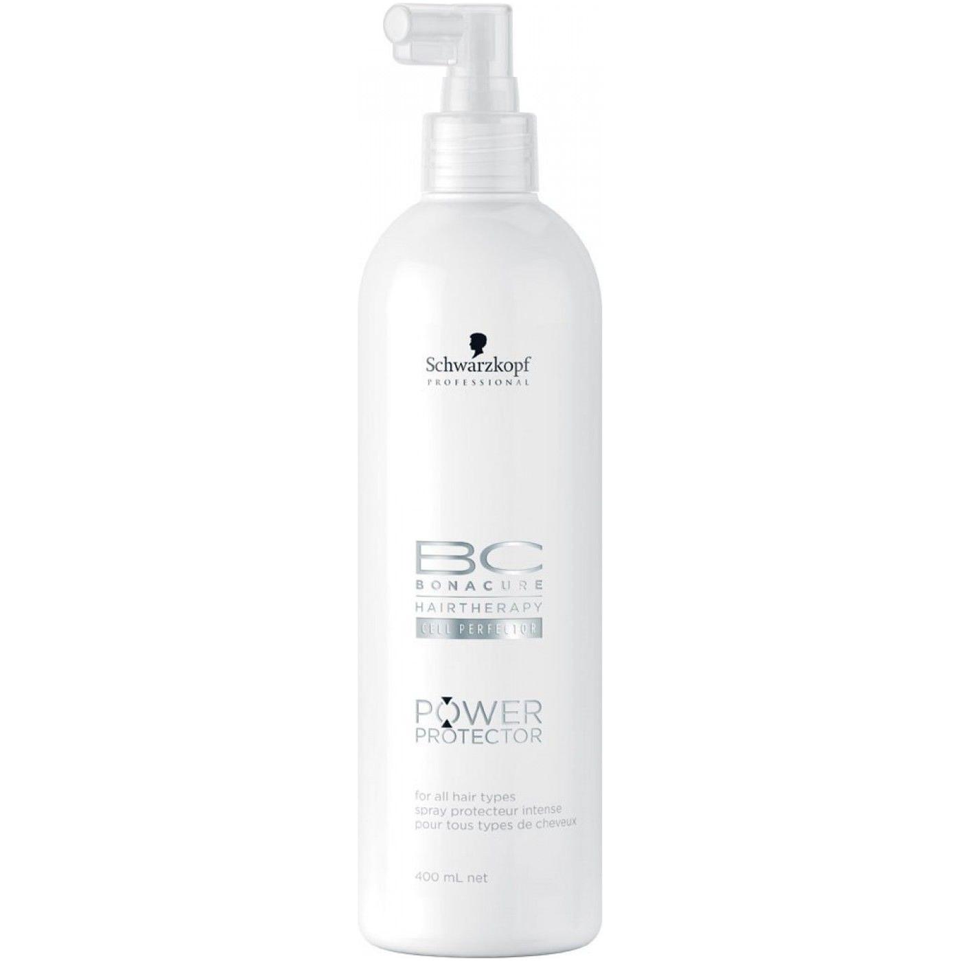 Schwarzkopf BC Expert Protector Spray 400ml hair spray in a spray bottle with black and white packaging visible