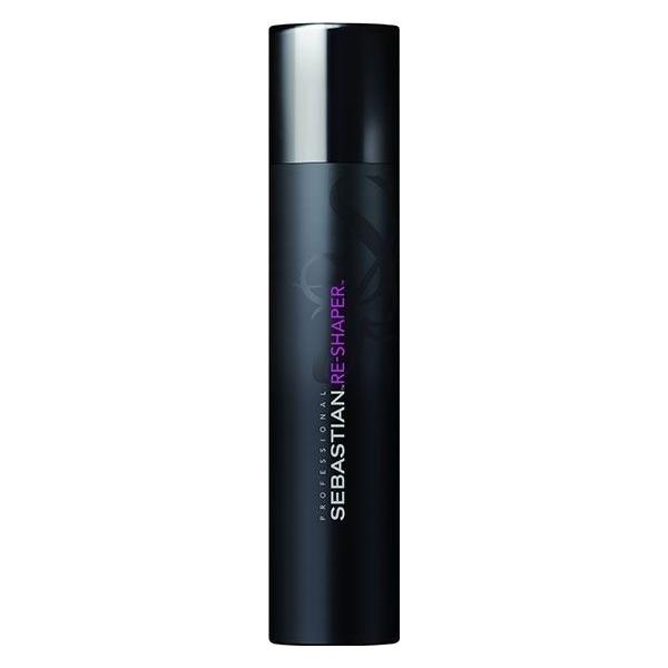 Sebastian Professional Re-Shaper Hair Spray 300g in a spray bottle, designed for strong hold and flexible styling.