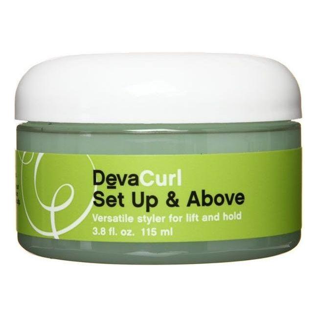 DevaCurl Set Up & Above versatile hair styler 3.8 oz, natural styling product for textured, defined hair.