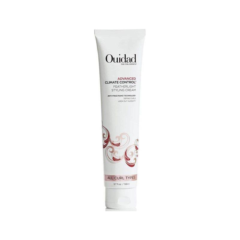 Ouidad Advanced Climate Control Featherlight Styling Cream in 168ml bottle, lightweight hair styling cream for frizz control and shine