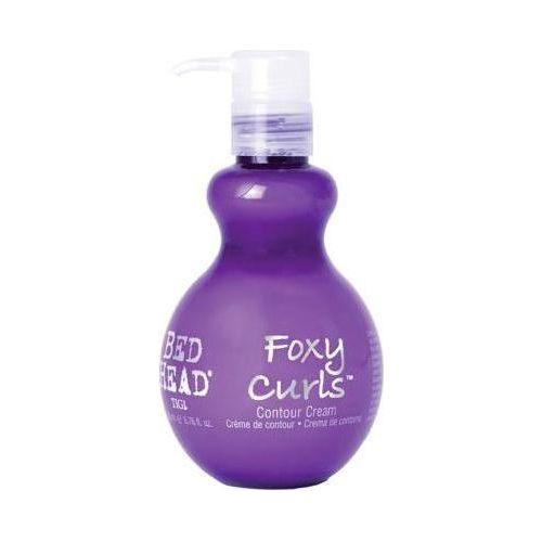 Tigi Bed Head Foxy Curls Contour Cream 6.76 fl oz hair styling cream for curly hair, shown in a tub with product label visible.