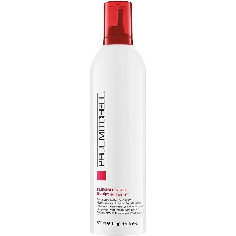 Paul Mitchell Flexible Style Sculpting Foam in a 200ml bottle, a hair styling foam for flexible hold and volume.