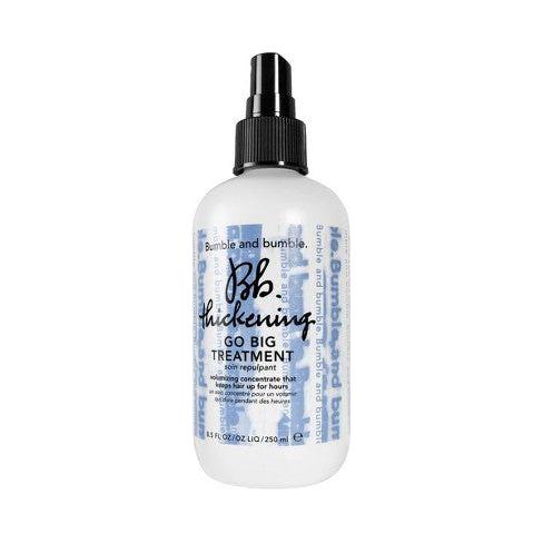 Bumble & Bumble Go Big Thickening Hair Treatment bottle, 8.5 fl oz, for adding volume and plumpness to hair