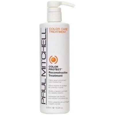 Paul Mitchell Color Protect Reconstructive Hair Treatment 500ml, nourishing hair treatment for color-treated hair with brand packaging.