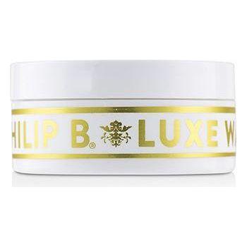 Philip B. Luxe Wax maximum hold hair wax in a 2 oz jar, designed for styling and strong hold hair control.