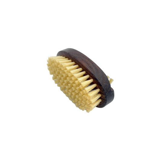 Dural Thermo ash wood hand and nail brush with natural bristles, designed for effective cleaning of hands and nails.