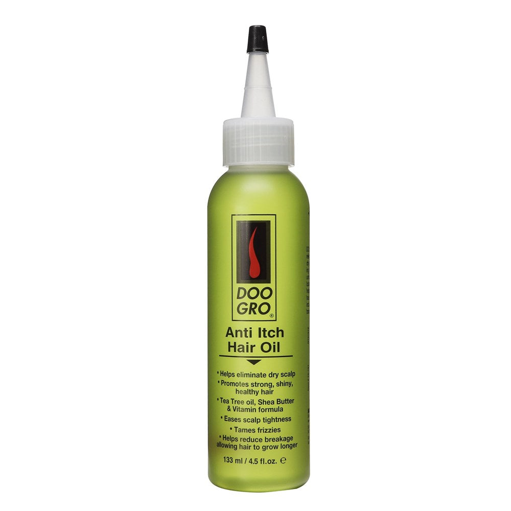Doo Gro Anti Itch Hair Growth Oil in 4.5 oz bottle, Pasteur Pharmacy health and beauty product for scalp soothing and hair growth
