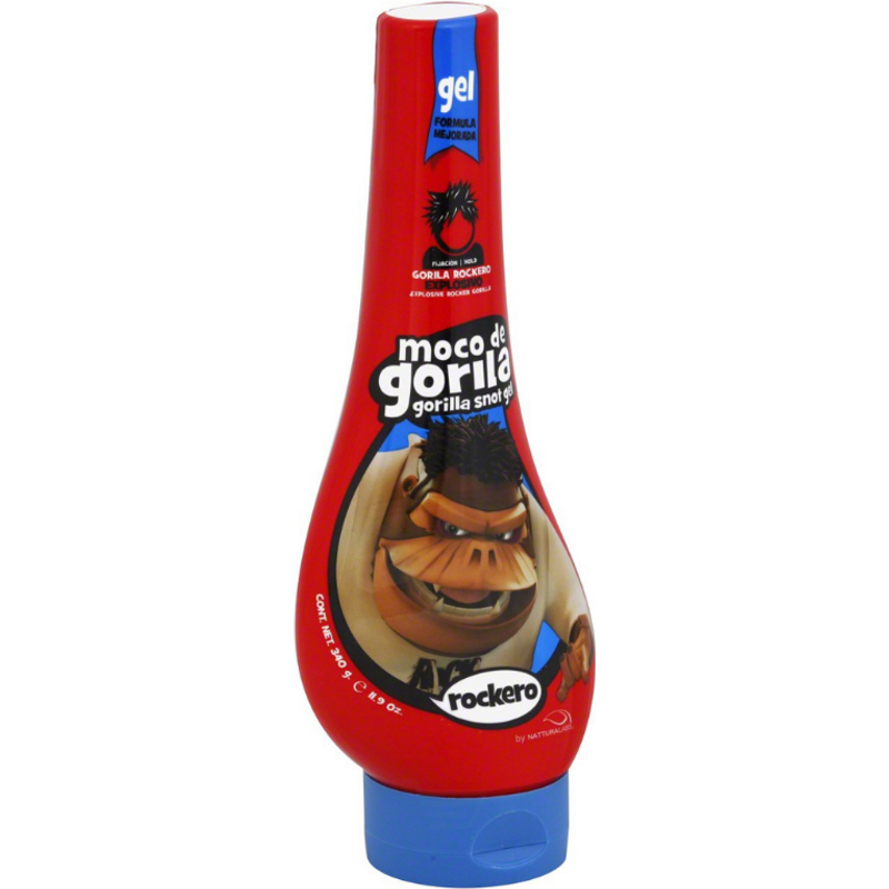 Gorila Snot Gel by Pasteur Pharmacy in 11.9 oz container, health and beauty product with rock design, shown in a retail display