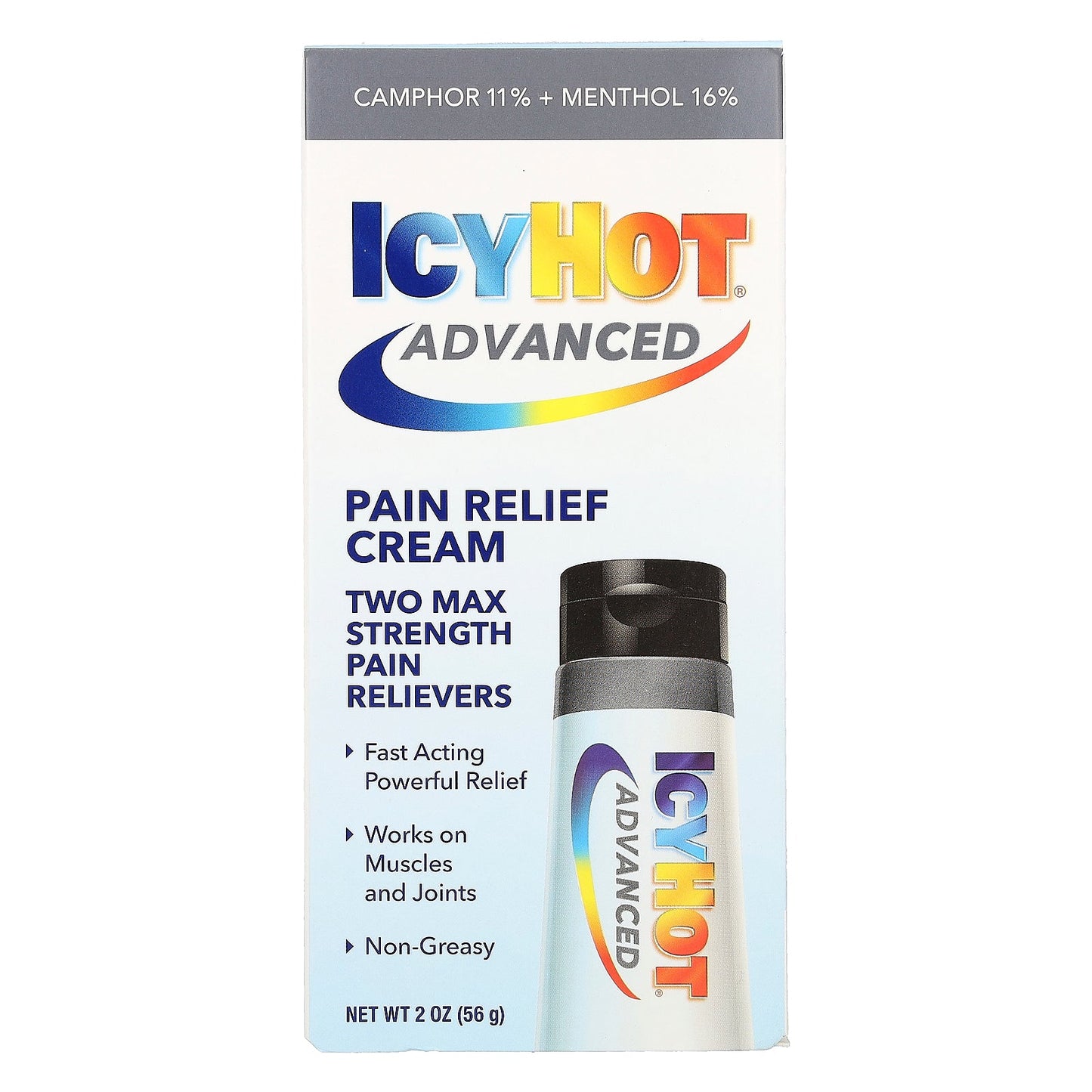 Icy Hot Original Pain Relief Cream for muscles and joints, Pasteur Pharmacy health and beauty product, tube with label visible.
