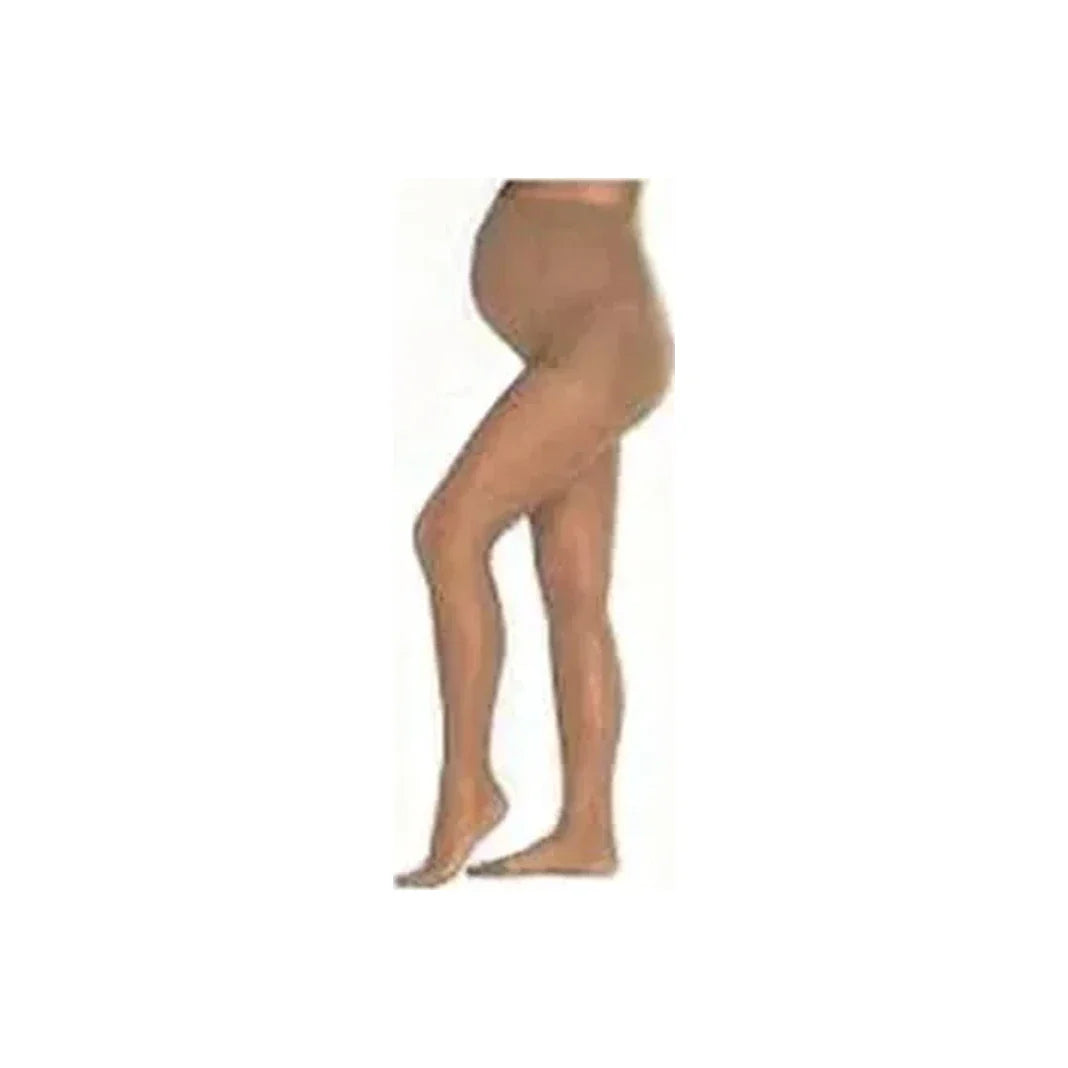 Jobst Ultrasheer Sun Bronze Plus pantyhose with 8-15 mmHg compression, designed for health and leg support.