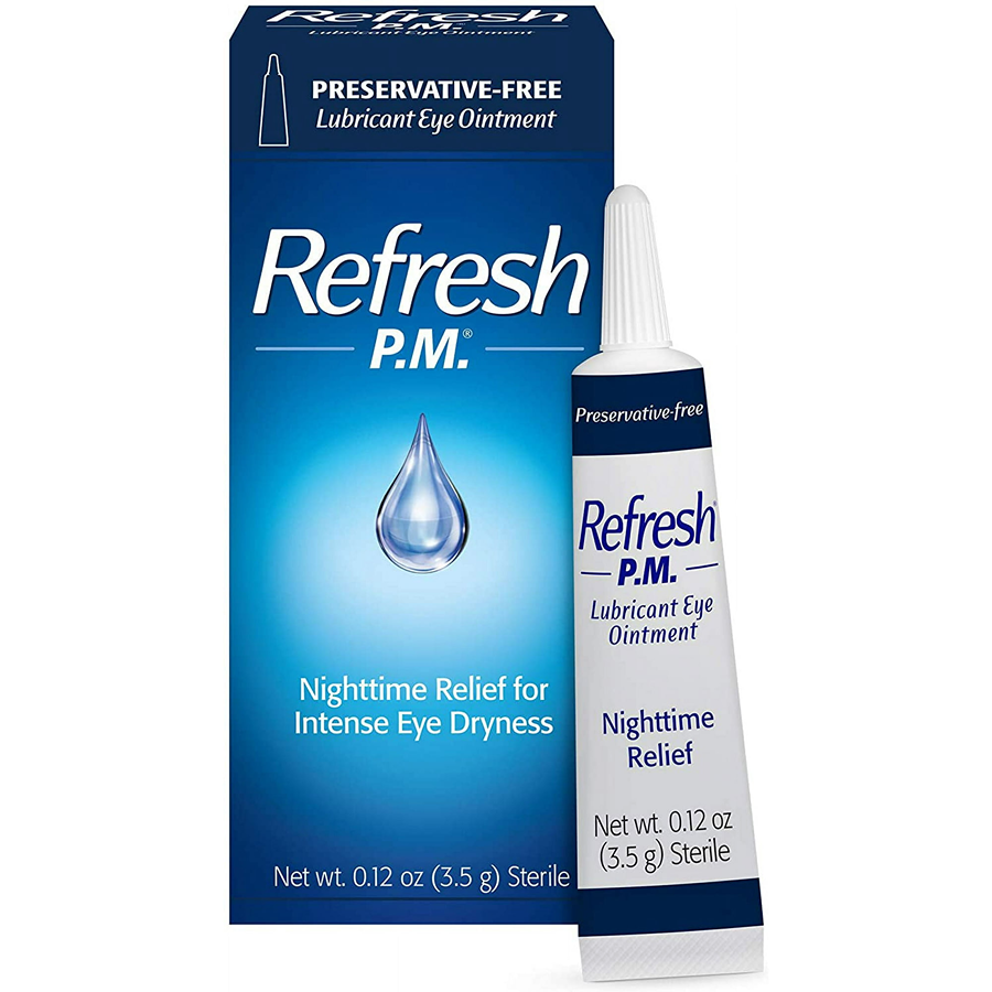 Refresh Lubricant Eye Ointment by Pasteur Pharmacy, 0.12 oz tube for soothing, moisturizing eye relief in health and beauty.