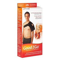 Good To Go instant heat pack by Pasteur Pharmacy, 13x14-inch reusable heating pad for knee and shoulder pain relief.