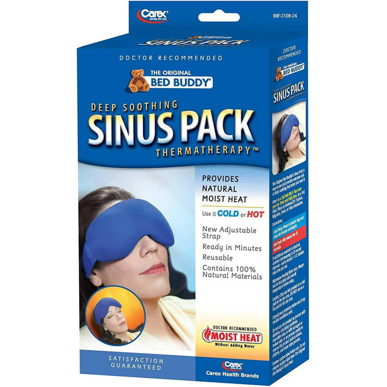 Pasteur Pharmacy Bed Buddy Hot and Cold Sinus Pack for soothing sinus relief and therapy.