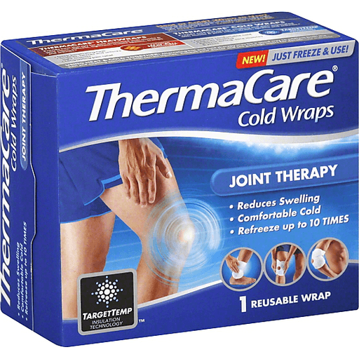 ThermaCare Cold Wraps for joint therapy, hot and cold therapy pack from Pasteur Pharmacy, designed for pain relief and joint comfort.