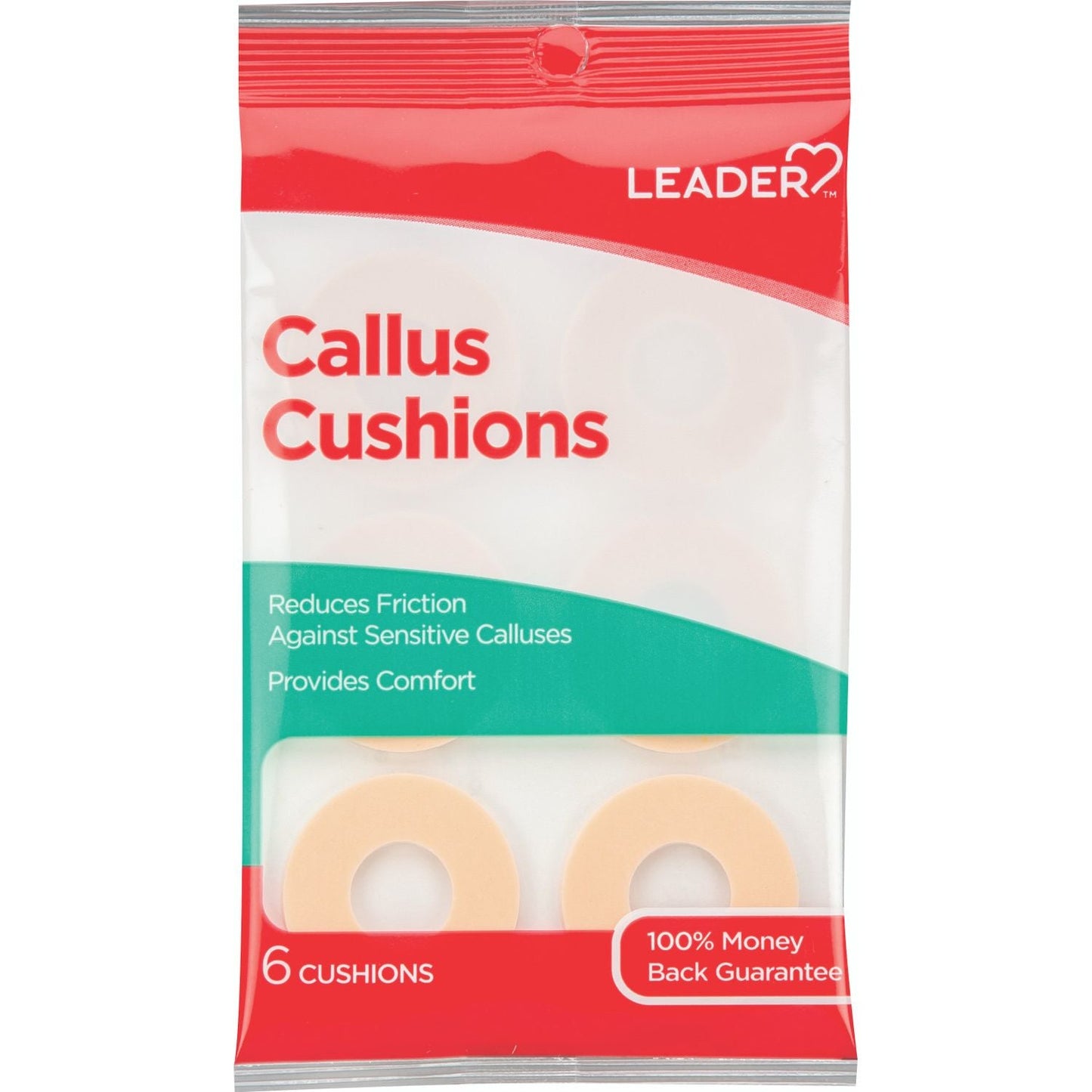 Leader™ Callus Cushions soft felt insoles for foot protection, providing comfort and cushioning for callus relief.