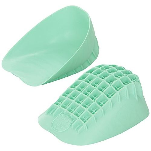Pair of Tuli's Heavy Duty Heel Cups from Pasteur Pharmacy, large size, designed for over 175 lbs, for improved heel cushioning and support.