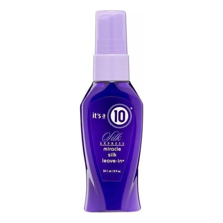 Pasteur Pharmacy It's a 10 Silk Express Miracle Silk Leave-in Conditioner 2oz bottle with sleek packaging and product label.