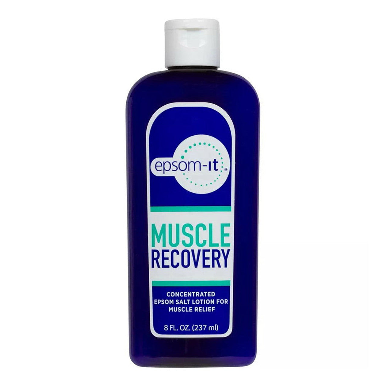 Pasteur Pharmacy Epsom-It Salt Lotion Concentrated for muscle recovery, 8 fl oz bottle of moisturizing lotion.