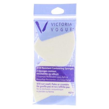 Victoria Vogue oil-resistant contour makeup tools, 2-piece set by Pasteur Pharmacy, designed for precise makeup application.