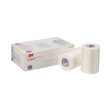 3M Durapore silk-like cloth surgical medical tape, 3 inch x 10 yard, in a box of 4 rolls, from Pasteur Pharmacy