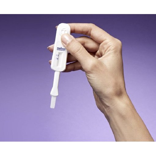 Pasteur Pharmacy COVID-19 Rapid Home Test kit by Orasure Technologies, showing the test device and packaging.