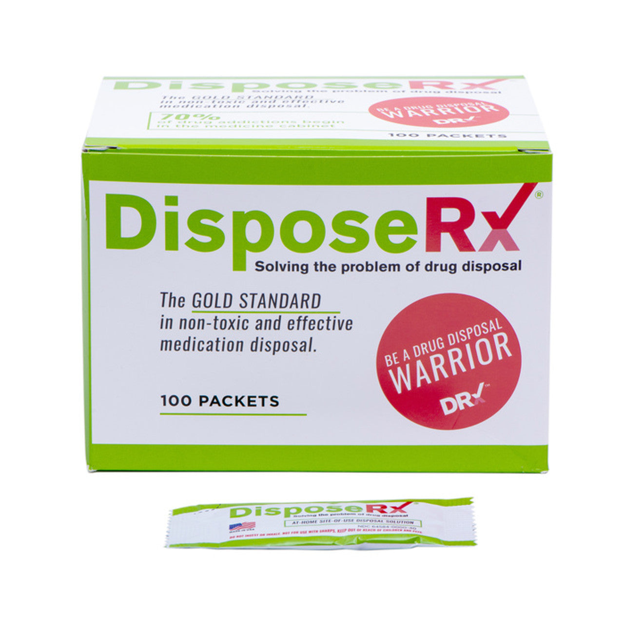 Disposerx Drug Sequester Powder by Pasteur Pharmacy, 100 packs of 2g medicine and drugs for medical use.