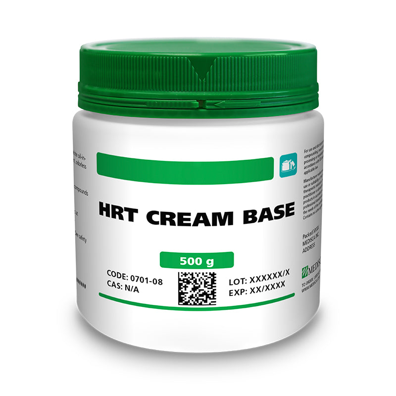 500g Pasteur Pharmacy HRT Cream Base for Compounding, a medicine and drug product for hormone therapy preparation.
