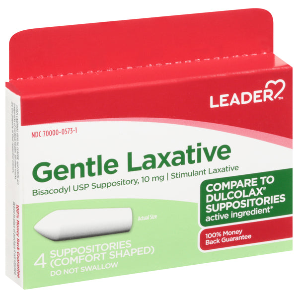 Pasteur Pharmacy gentle laxative suppositories for relief, displayed in their packaging on a clean white background.