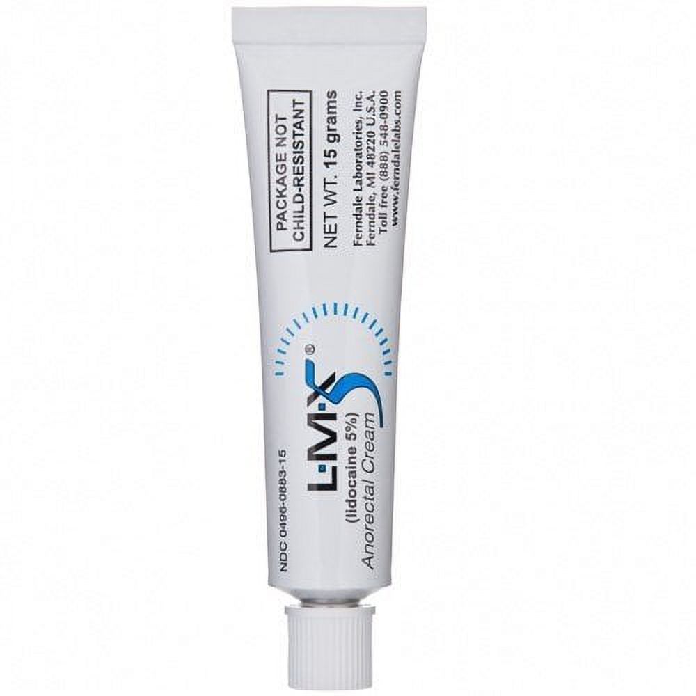 Lmx 5 CR 15g medication from Pasteur Pharmacy, showing the medicine tube with label and packaging details.