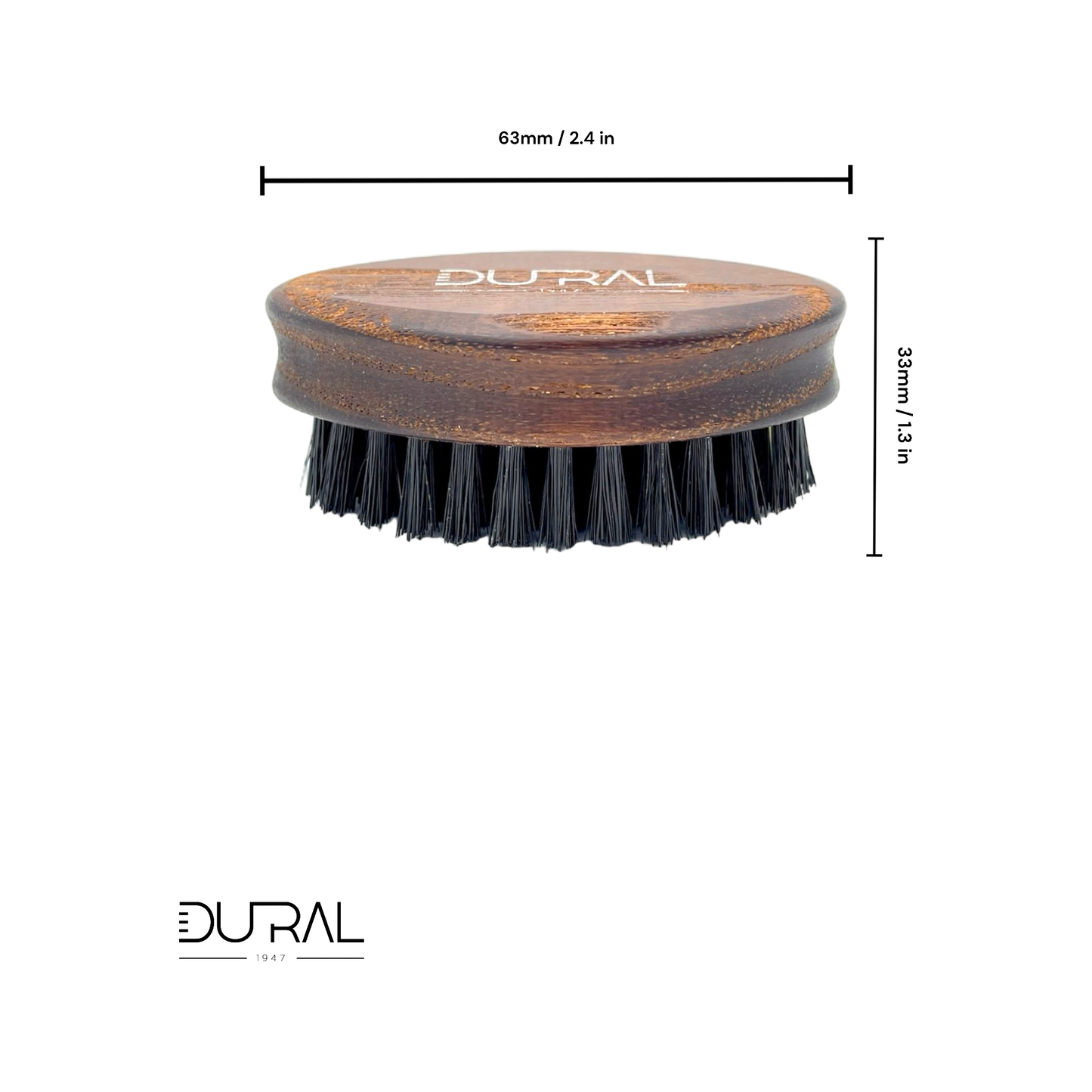 Dural Thermo ash wood nail brush by Pasteur Pharmacy, travel size nail care brush with natural wooden handle for cleaning nails.