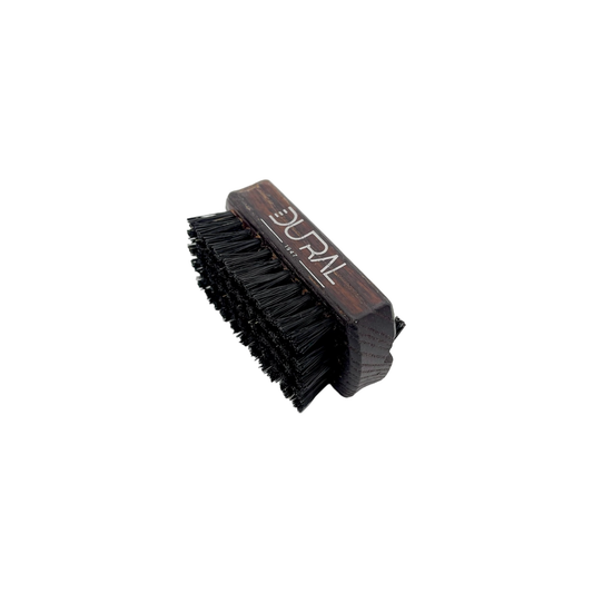 Dural Thermo Ash Wood travel-sized nail brush with black natural bristles, 58 mm length, by Pasteur Pharmacy.