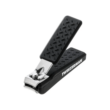 Tweezerman G.E.A.R. Precision Grip Fingernail Clipper with ergonomic design for easy nail trimming.