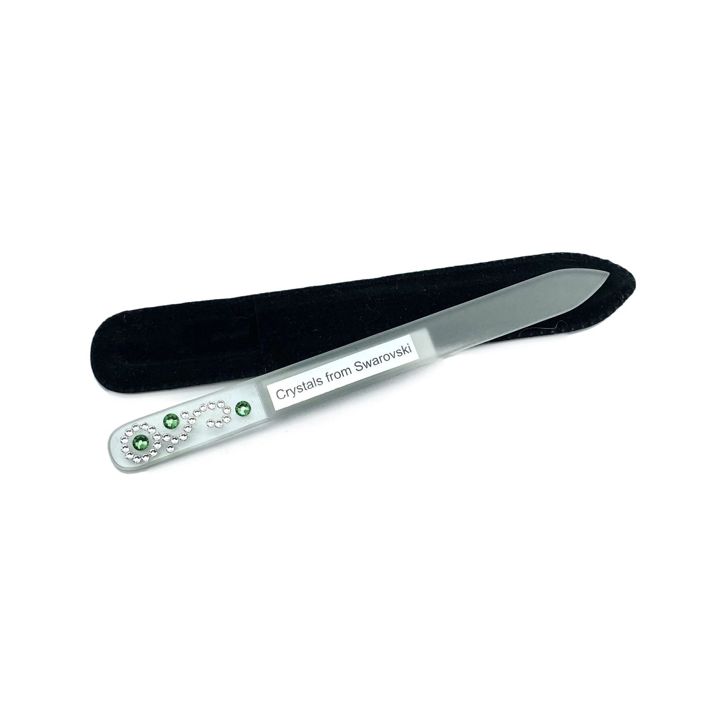 Swarovski Individual Crystal Nail File Model 2, elegant nail file with decorative crystal embellishments from Pasteur Pharmacy.
