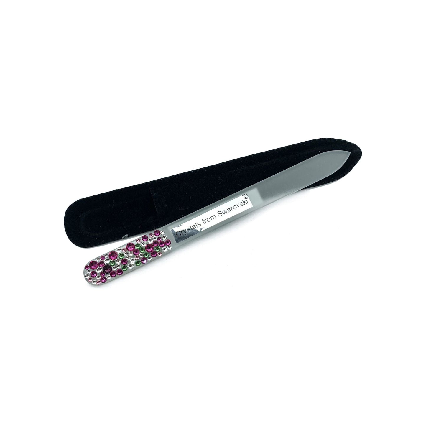 Swarovski Individual Crystal Nail File Model #8, a luxury nail file with Swarovski crystals, designed for precise nail shaping.