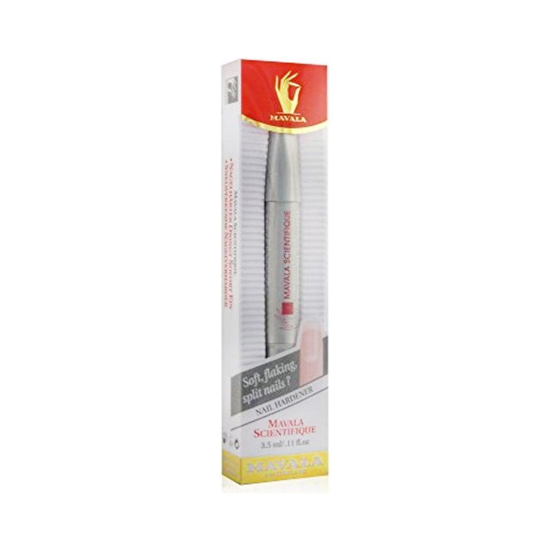 Mavala Scientifique Nail Hardener pen applicator with 3.5ml for strengthening and hardening nails.