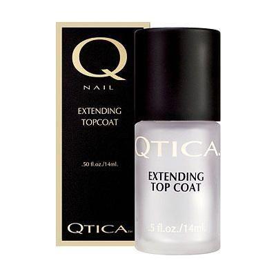 Qtica Extending Top Coat nail polish top coat by Pasteur Pharmacy, 0.5 oz, clear glossy finish for long-lasting nails