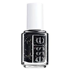 Essie Nail Polish #3019 Belugaria from the Encrusted Collection, 0.46 oz, showcasing a rich, dark nail polish color.