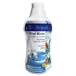 Durafresh All Natural Anti-Microbial Oral Rinse by Pasteur Pharmacy in 17 oz bottle, showing the product label and packaging