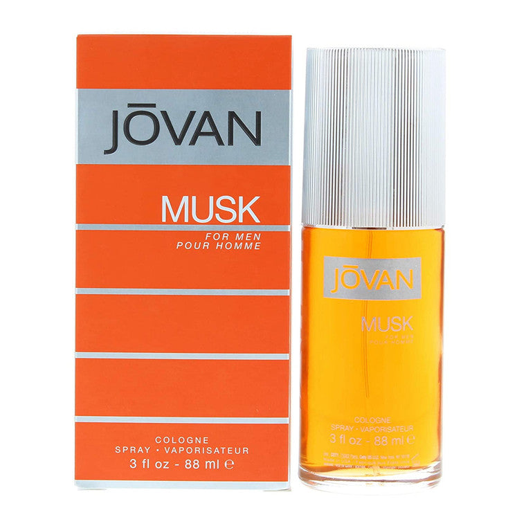 Jovan Musk by Pasteur Pharmacy men's cologne spray in 3 oz bottle, fresh and musky fragrance for men