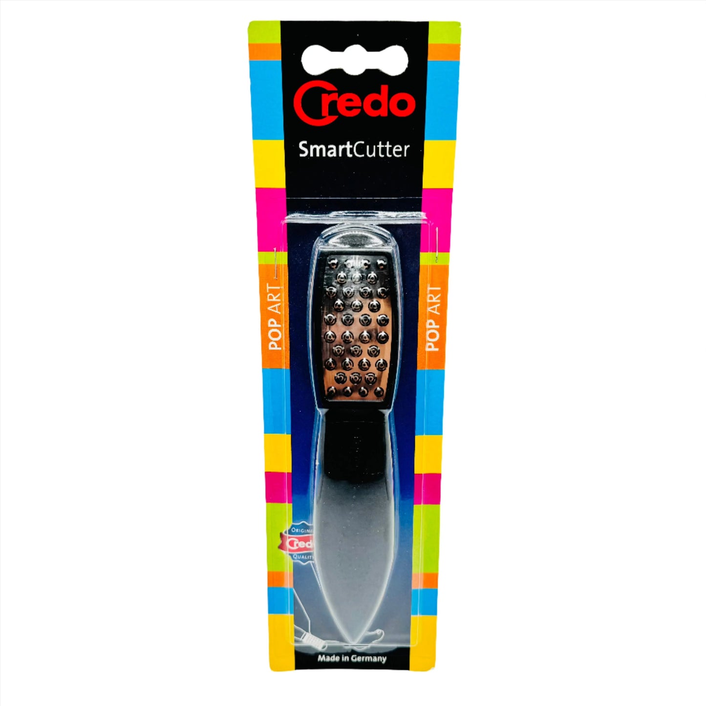 Credo Solingen Black Pop Art Smart Cutter for personal care, featuring a sleek black design and ergonomic handle.