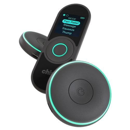 Chirp Halo Muscle Stimulator device by Pasteur Pharmacy, featuring sleek black design for muscle stimulation therapy.