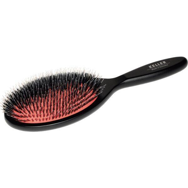 Keller Pneumatikbürste 18-reihig Oval maxi pipe brush by Pasteur Pharmacy, with durable bristles for cleaning pipes.