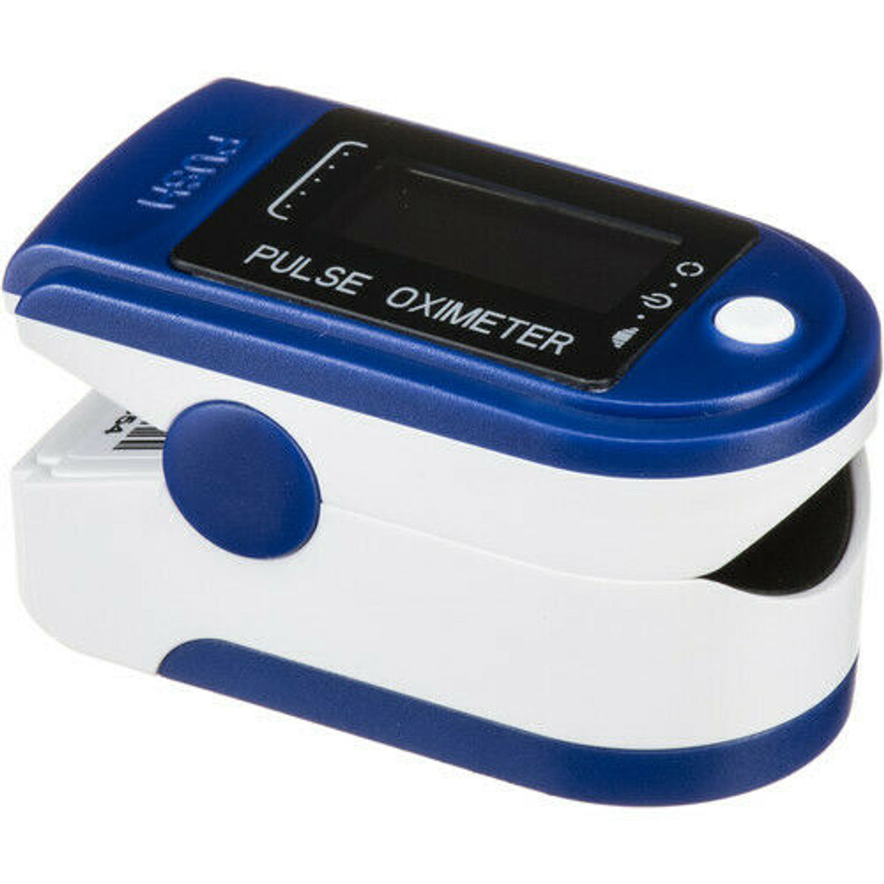 Contec Pulse Oximeter from Pasteur Pharmacy showing digital display and sensor for measuring oxygen levels and heart rate.
