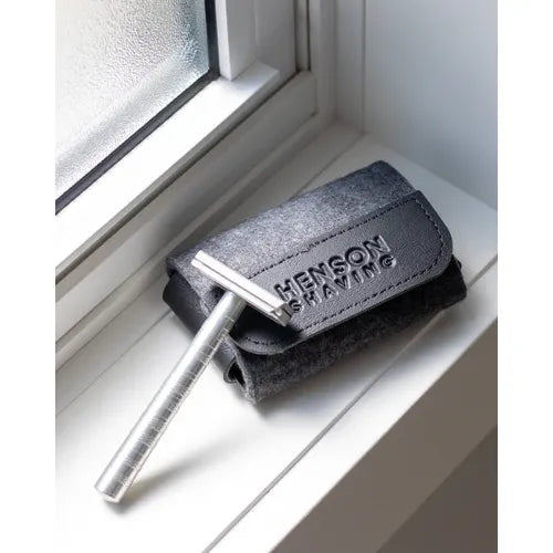 Henson The Henson Razor Case by Pasteur Pharmacy, black protective case for razor storage and travel.