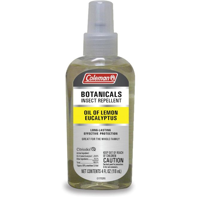 Coleman Lemon Eucalyptus Insect Repellent Spray in 4 oz bottle, natural outdoor repellent for insects, by Pasteur Pharmacy