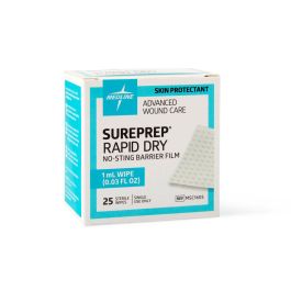 SurePrep Rapid-Dry Film Bar in white polymer for laboratory use, 1 mL, 25-count, by Pasteur Pharmacy.