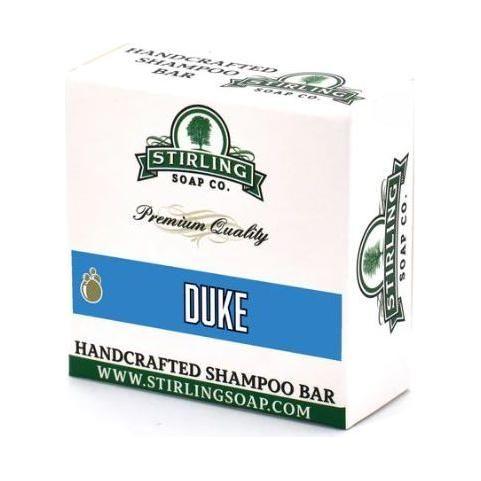 Pasteur Pharmacy Stirling Soap Co. Duke Shampoo Bar, 3.8 oz, natural solid shampoo bar with nourishing ingredients.