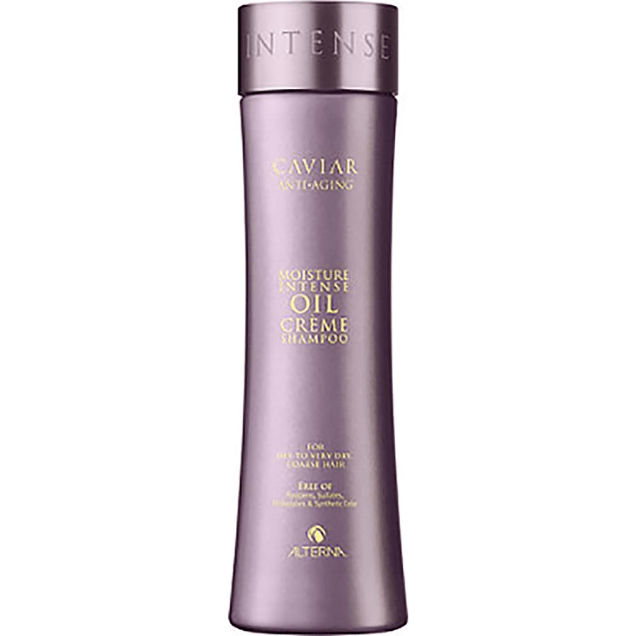 Alterna Caviar Moisture Intense Oil Creme Shampoo in 8.5oz bottle, nourishing shampoo for dry hair, by Pasteur Pharmacy
